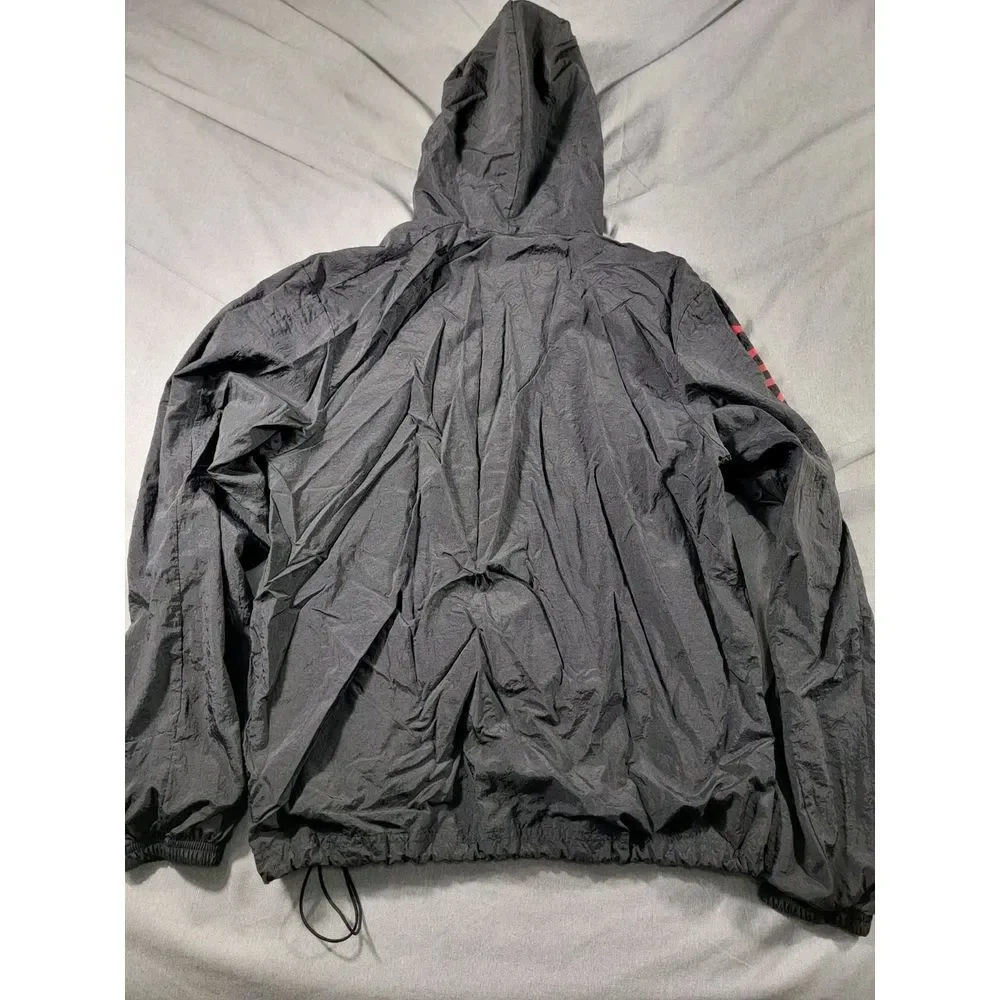 Jordan Nike Air Jumpman Classics Hooded Windbreaker Mesh Lined‎ Spell Out